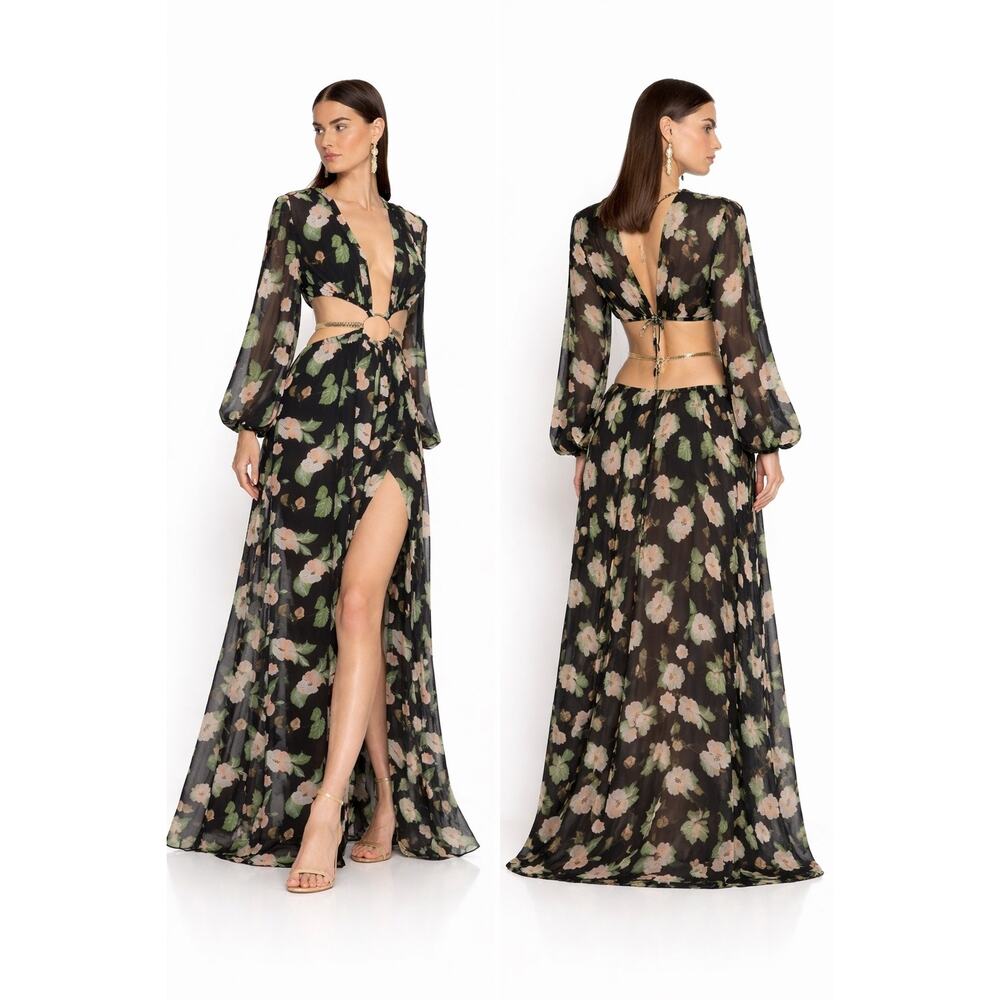 Bronx and Banco Flavia silk blend maxi gown - Picture 4 of 13